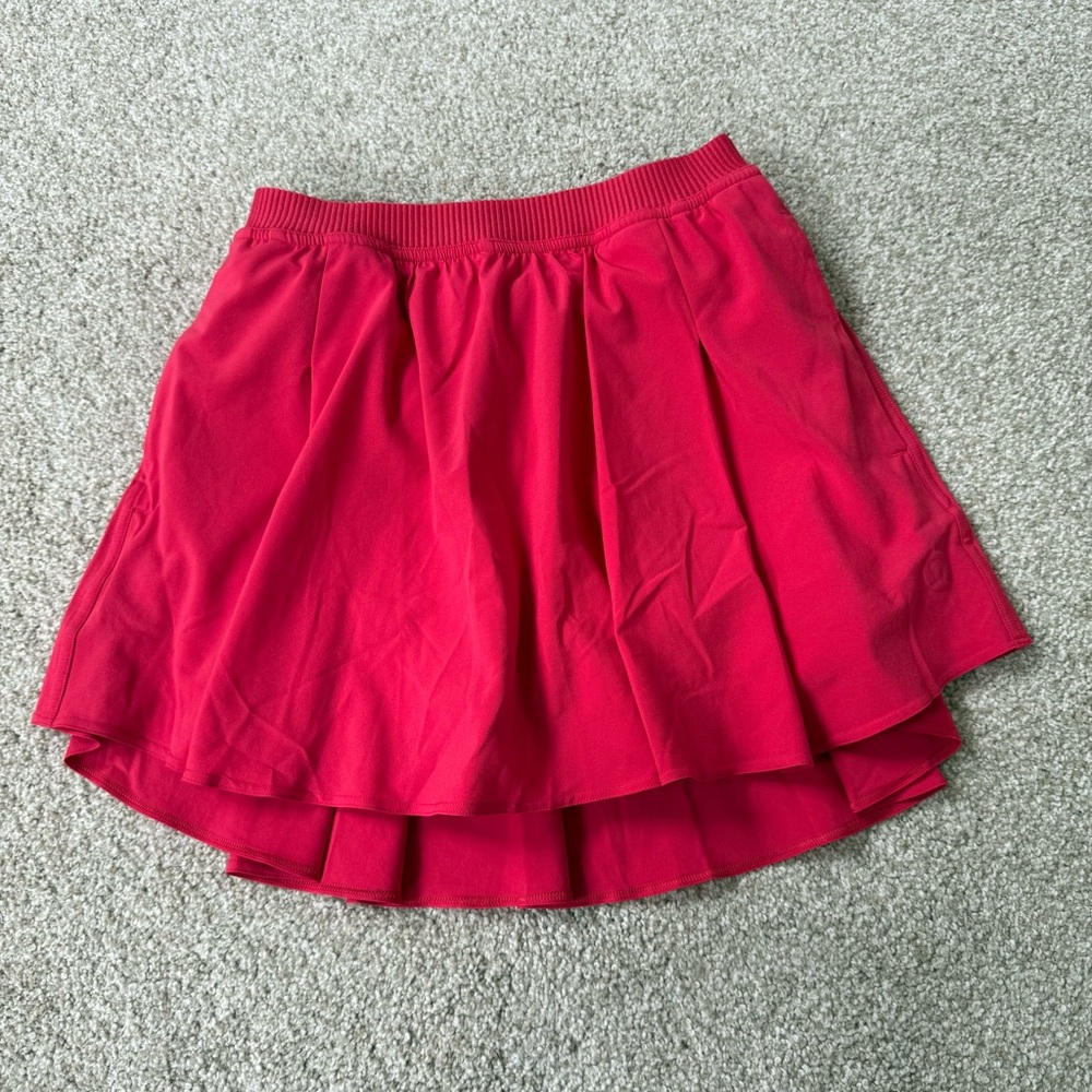 Lululemon Narrow Waistband Tennis Skirt in Cherry Mist Size 2 - NWOT - Picture 7 of 12